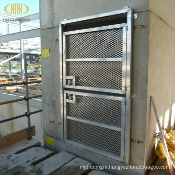 curtain elevator shaft fall protection gate